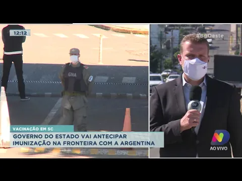 Covid-19: Governo do Estado vai antecipar imunização na fronteira com a Argentina