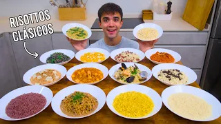 I make all the classic Italian risottos