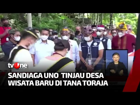 Kunker ke Tana Toraja, Menparekraf Tinjau Desa Wisata Kole Sawangan