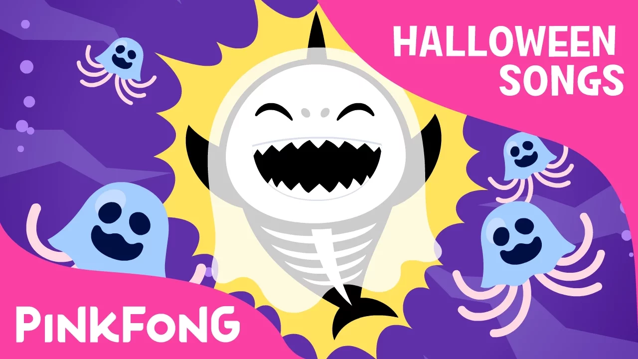 Halloween Sharks | Halloween Version of Baby Shark | Halloween Songs | PINKFONG Songs for Children