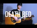 don't stay awake for too long Powfu - Death Bed Fingerstyle Guitar Cover but with a lot of harmonics