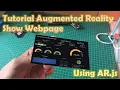 Tutorial Show Webpage in Augmented Reality using AR js