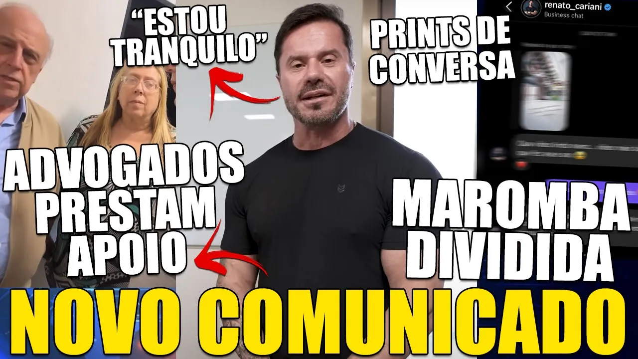 CARIANI REAPARECE E REVELA QUE A JUÍZA DO SEU CASO AINDA NÃO LIBEROU O ACESSO AO SEU PROCESSO