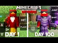 Surviving 100 Days in Minecraft JAVA Edition on my Phone