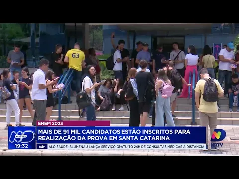 Segundo dia do Enem em SC: ciências exatas e matemática no foco de mais de 91 mil candidatos