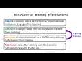 Training Evaluation