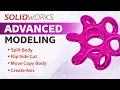 Solidworks Advanced Modeling Move Copy Body Flip Side to Cut Split Body Solidworks CADable