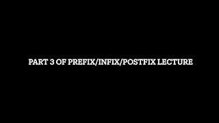 Postfix - Pt 3 Solving Prefix and Postfix ACSL Topic