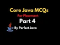 Core Java MCQs Part 4 With Explanation PerfectJava