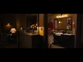 Kiss in the bathroom scene The Family Plan 2023