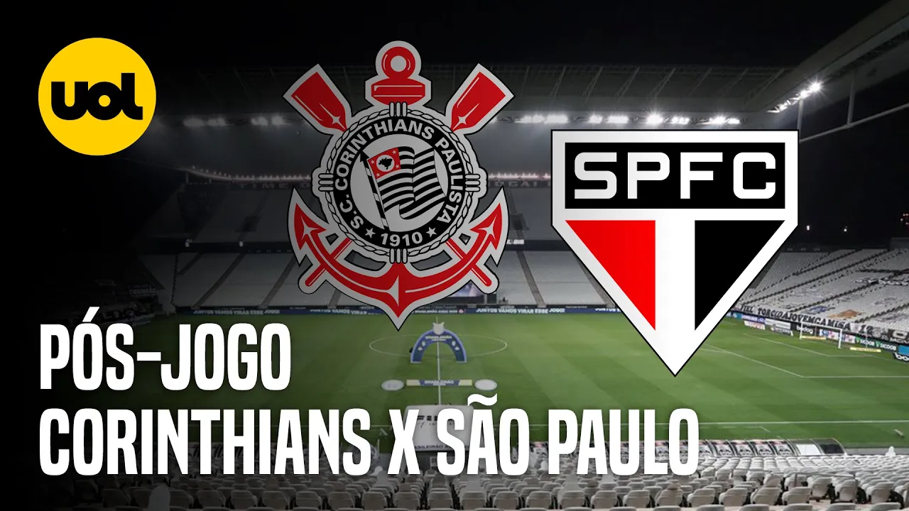 CORINTHIANS e SÃO PAULO EMPATAM CLÁSSICO com ARBITRAGEM POLÊMICA