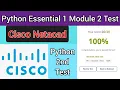 Cisco Python Essentials 1 Module 2 Test Answer 100 Right marks Netacad