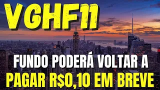 #VGHF11: LUCRO DO FUNDO SUBINDO, DIVIDENDOS PODERÃO VOLTAR A SUBIR EM BREVE.