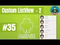 Android Tutorial Custom ListView Part 2 -