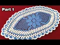 crochet table runner PART 1 table centerpiece crochet tutorial thalposh tablemat thalicover