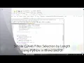 curve length filter Rhino Python