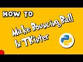 Bouncing Ball in TKinter Python