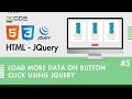 Load More Data on Button Click using jQuery Load More Data on Click Jquery