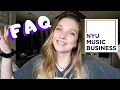 FAQ NYU MUSIC BUSINESS PROGRAM