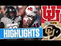 Utah Utes vs No 17 Colorado Buffaloes Highlights FOX College Football