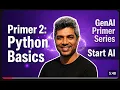Python for AI Complete Beginner Guide GenAI Primer