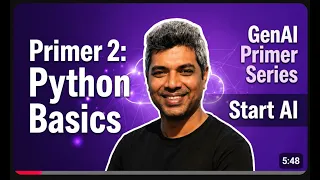 Python for AI Complete Beginner Guide GenAI Primer