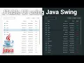 Creating a Modern JTable Design in Java Swing with FlatLaf