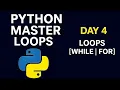 Loops In Python In Telugu - Day 4