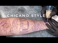 CHICANO Style TATTOO Energy Time Lapse