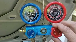 Ar condicionado automotivo / para que serve o visor do manômetro