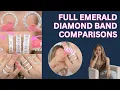 Download Lagu 13CT ANNIVERSARY BAND Reveal! + Emerald Diamond Bands Comparison 1.5ct to 13ct