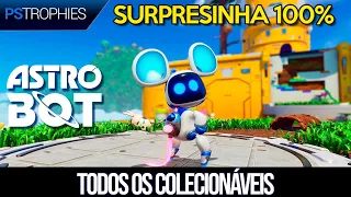 astro bot surpresinha 100 todos os bots e pe as de quebra cabe a 