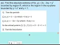 multivariable calculus 14 7b absolute extrema