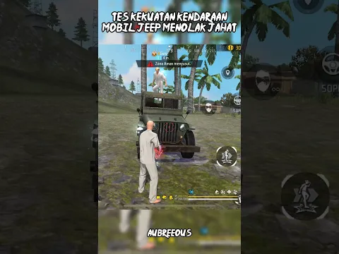 TES KEKUATAN KENDARAAN MOBIL JEEP MENOLAK JAHAT #freefire #ffhalloween #VoteRushKiosgamer