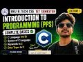 PPS Lecture 1 Introduction to Programming C Language Basics BEU B Tech 1st Sem
