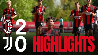 Highlights Primavera | Il Milan batte la Juve e vola in vetta alla classifica | Milan 2-0 Juventus