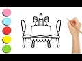 Restaurant Drawing Painting Coloring for Kids Toddlers Restaurant Drawing