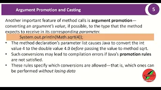 Java Basic 23 Argument promotion and Casting