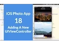 18 - Adding A New UIViewController