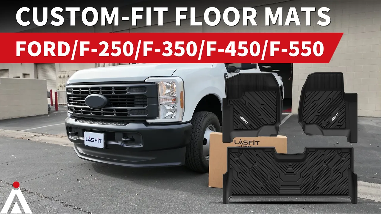 Lasfit Auto Lighting — LASFIT Floor Liners Installation and Cleaning for Ford Truck (YouTube video ad)