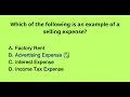 Income Statement Quiz