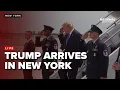 Trump visits New York with message on fighting crime