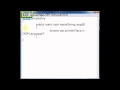 Java Tutorial - HelloWorld Program using notepad