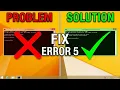 How to fix Access is Denied Command Prompt error Run as Administrator