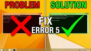 How to fix Access is Denied Command Prompt error Run as Administrator