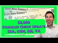 Social Security New 2 000 Stimulus Check Update