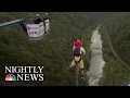 Daredevils Jump 800 Feet On West Virginia Holiday NBC Nightly News