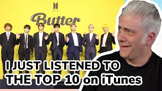Download Reacting to the Top 10 Songs on iTunes...BTS WTF MP3