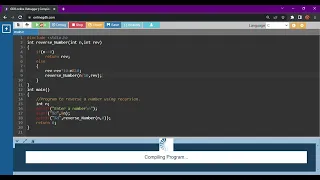 Reverse a Number using Recursion