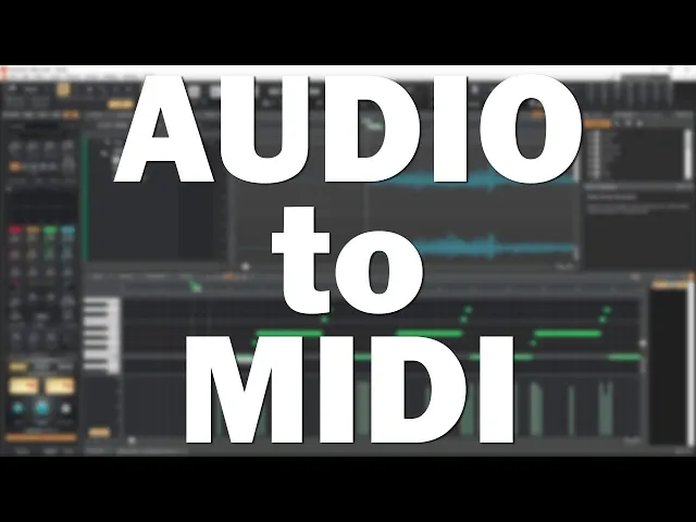 Download MP3 Converting Audio to MIDI for FREE in Cakewalk by BandLab